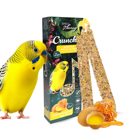 SING & SONG WildWings Cruncher Egg + Honey хрупкаво лакомство за папагали, 85 г хрупкаво лакомство з