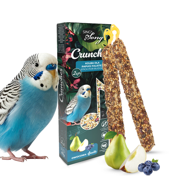 SING & SONG WildWings Cruncher Fruits хрупкаво лакомство за папагали, 85 г