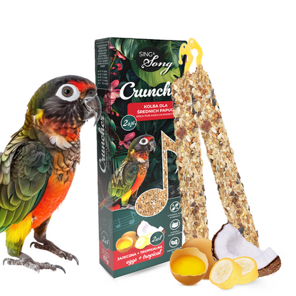 SING & SONG WildWings Cruncher Egg + Tropical хрупкаво лакомство за папагали, 85 г