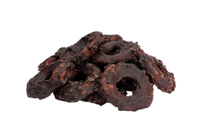 Uniq Pets Dog Snacks Collagen Horse Meat on Collagen Rings лакомства за кучета с конско месо върху колагенови рингове, 500 г