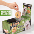 Uniq Pets Collagen & Fruit Donut Dog Treats with Duck and Dried Apple