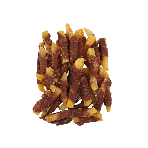 Uniq Pets Duo Duck and Sweet Potato Wraps Dog Treats, 500 g