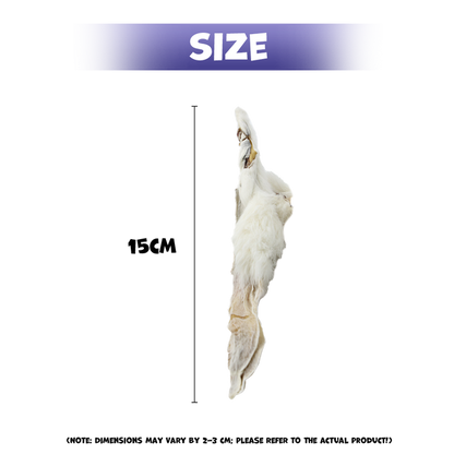Uniq Pets Dog Snacks Natural Rabbit Ears with Fur натурални заешки уши с козина за кучета, 300 г
