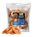 Uniq Pets Dog Snacks Rawhide Chicken Wraps Rings дъвчащи рингове за кучета, 12 см, 500 г