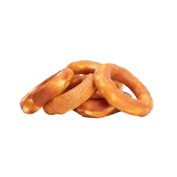 Uniq Pets Dog Snacks Rawhide Chicken Wraps Rings дъвчащи рингове за кучета, 12 см, 500 г