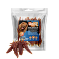 Uniq Pets Dog Snacks Rawhide Duck Breast on Rawhide Sticks дъвчащи стикове за кучета с патица, 500 г