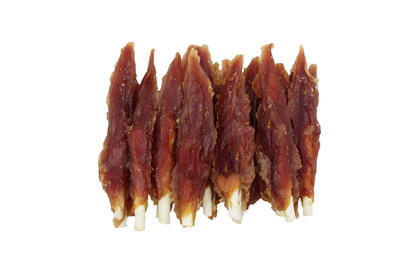 Uniq Pets Dog Snacks Rawhide Duck Breast on Rawhide Sticks дъвчащи стикове за кучета с патица, 500 г