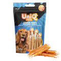 Uniq Pets Dog Snacks Woofers Chicken Wraps Rawhide Sticks дъвчащи стикове за кучета с пилешко, 250 г