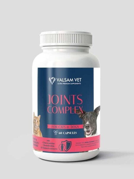Valsam Vet Joints Complex добавка за стави за кучета и котки, 60 капсули