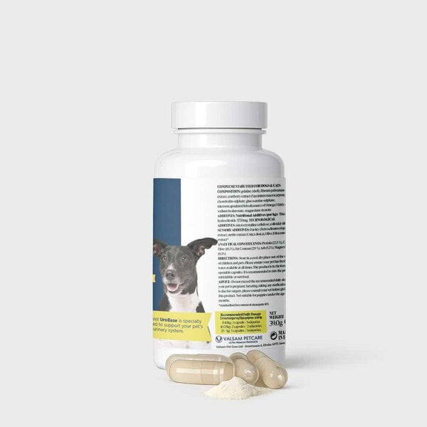 Valsam Vet UroEase комплекс за уринарната система за кучета и котки, 60 капсули