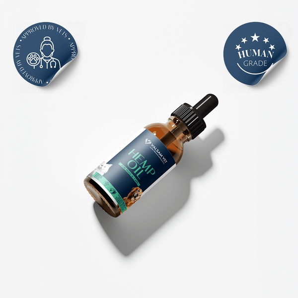 Valsam Vet Hemp Oil със CBD за кучета и котки, 20 мл