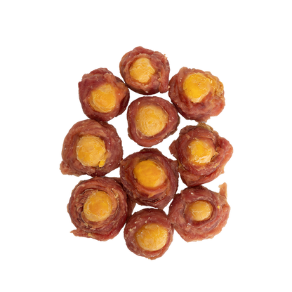 Uniq Pets Dog Snacks Handcraft Duck Wraps Egg Yolk лакомства за кучета с патешко и яйчен жълтък, 250 g