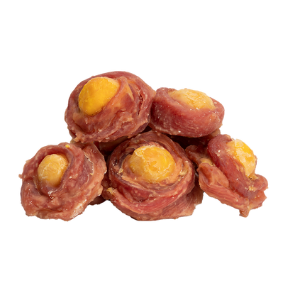 Uniq Pets Dog Snacks Handcraft Duck Wraps Egg Yolk лакомства за кучета с патешко и яйчен жълтък, 250 g