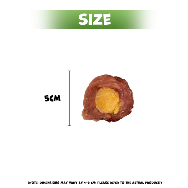 Uniq Pets Dog Snacks Handcraft Duck Wraps Egg Yolk лакомства за кучета с патешко и яйчен жълтък, 250 g