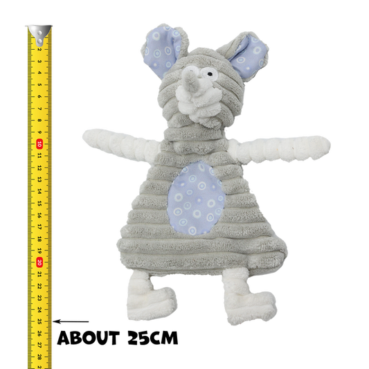 Uniq Pets Plush Dog Toy Rustly Rustling Mouse плюшена шумоляща играчка мишка за кучета, 25 x 16 x 3