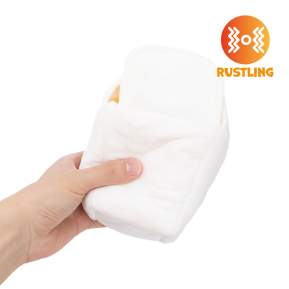 Uniq Pets Plush Dog Toy Sniffies Rustling Noodle Box плюшена шумоляща играчка нудъл бокс за кучета, 14,5 x 11 x 11,5 cm