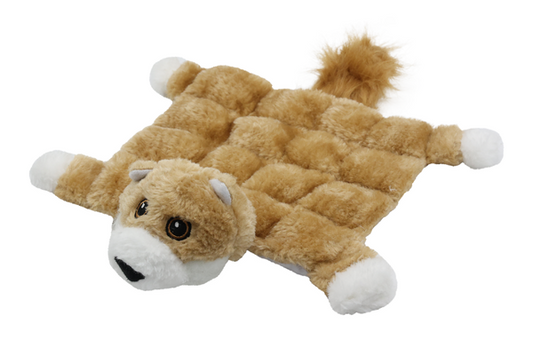 Uniq Pets Plush Dog Toy Squeakies Fox плюшена играчка лисица за кучета със звук, 39 x 32 x 10 cm