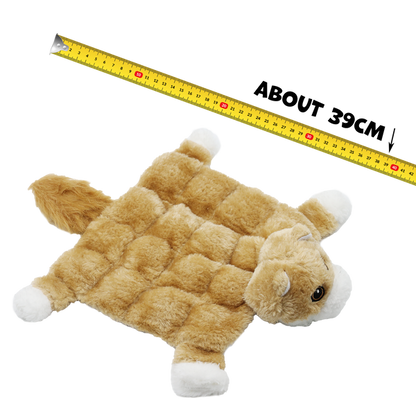 Uniq Pets Plush Dog Toy Squeakies Fox плюшена играчка лисица за кучета със звук, 39 x 32 x 10 cm