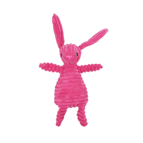 Uniq Pets Plush Dog Toy Squeakies Fuchsia Rabbit Cuddle Toy плюшена играчка за кучета със звук, 29 x 25 x 8 cm