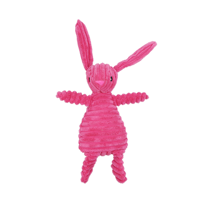 Uniq Pets Plush Dog Toy Squeakies Fuchsia Rabbit Cuddle Toy плюшена играчка за кучета със звук, 29 x 25 x 8 cm