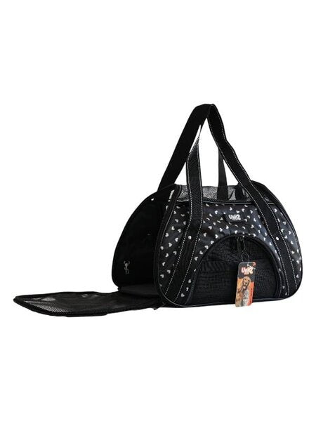 Uniq Pets Pet Transporter Bag FurTote FurryHeart транспортна чанта за котки и малки кучета, 40 x 23 x 27 cm