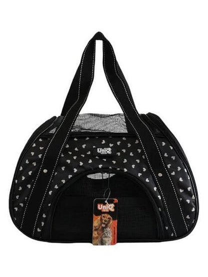 Uniq Pets Pet Transporter Bag FurTote FurryHeart транспортна чанта за котки и малки кучета, 40 x 23 x 27 cm