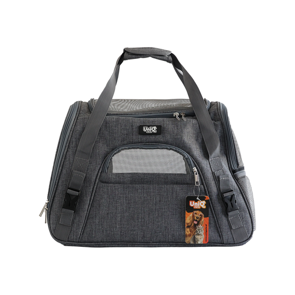 Uniq Pets Pet Transporter Bag FurTote PetVenture Pet Carrier for Cats and Small Dogs, Cappuccino, 45 x 25 x 34 cm