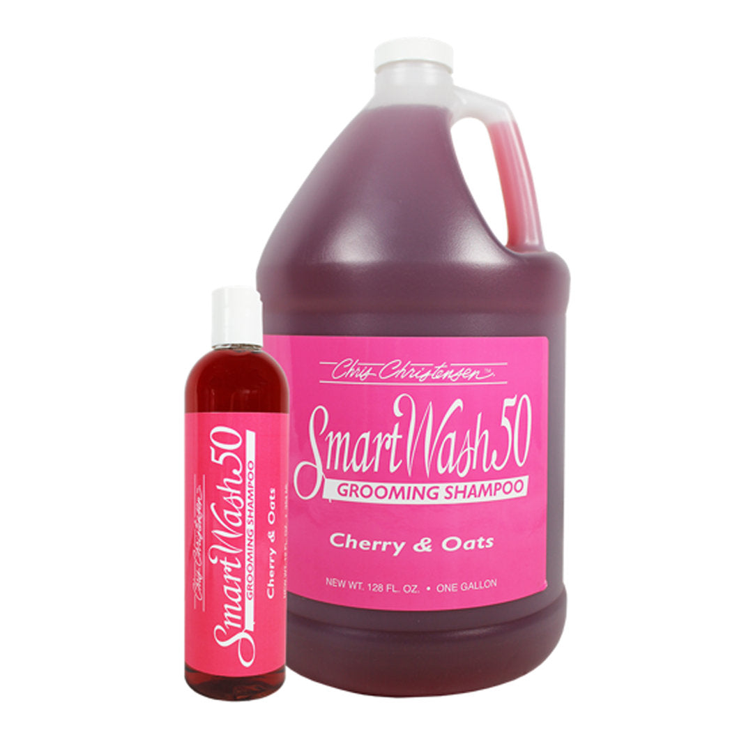 Chris Christensen SmartWash 50 Cherry & Oats Shampoo шампоан за силно замърсена козина, череша концентрат 50:1