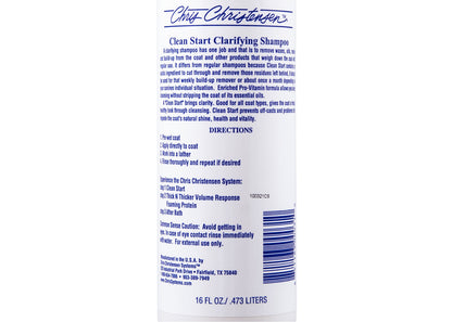 Chris Christensen Systems Clean Start Clarifying Shampoo - Груум БГ