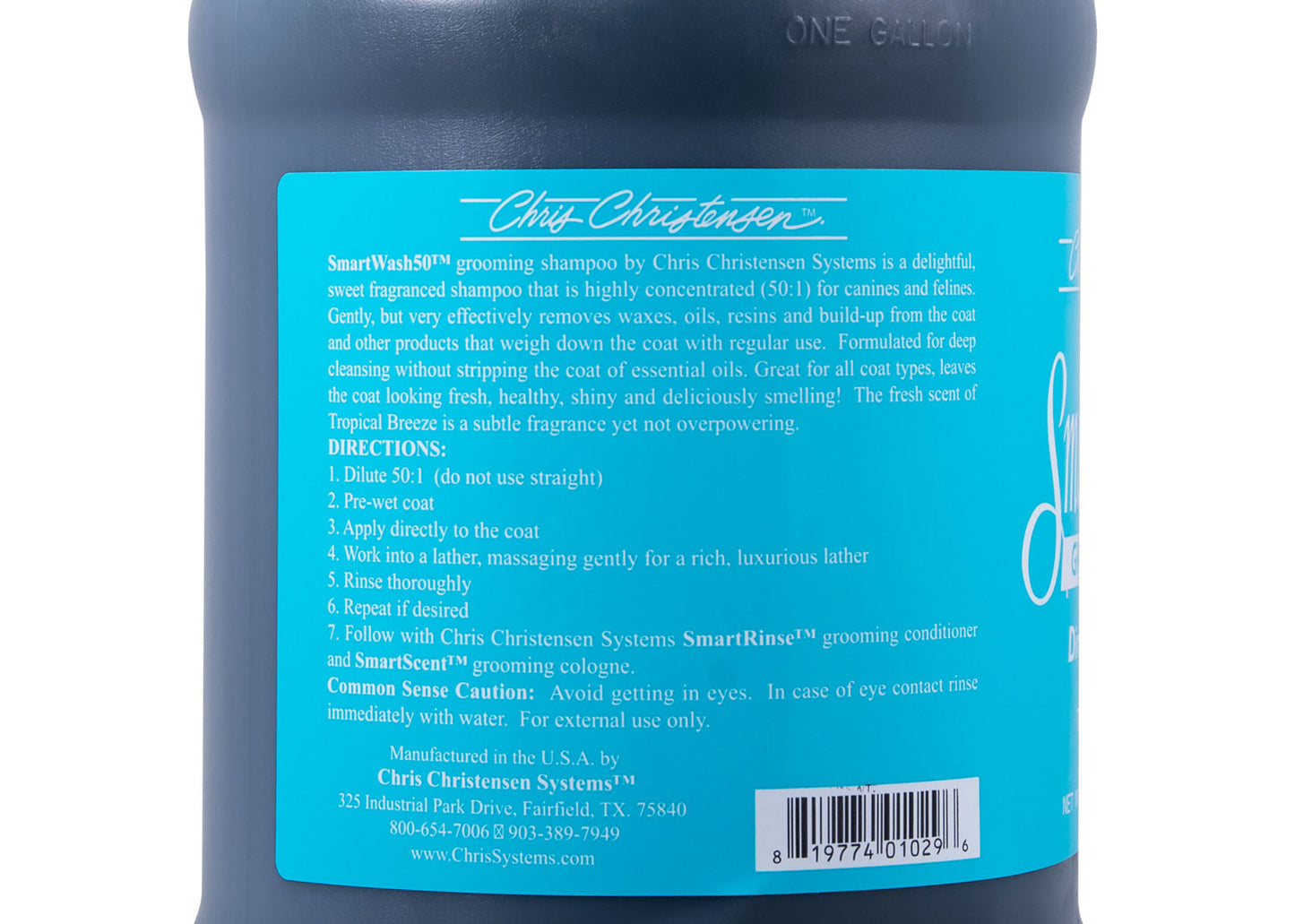 Chris Christensen Systems SmartWash 50 Tropical Breeze Shampoo 3.8 L - Груум БГ