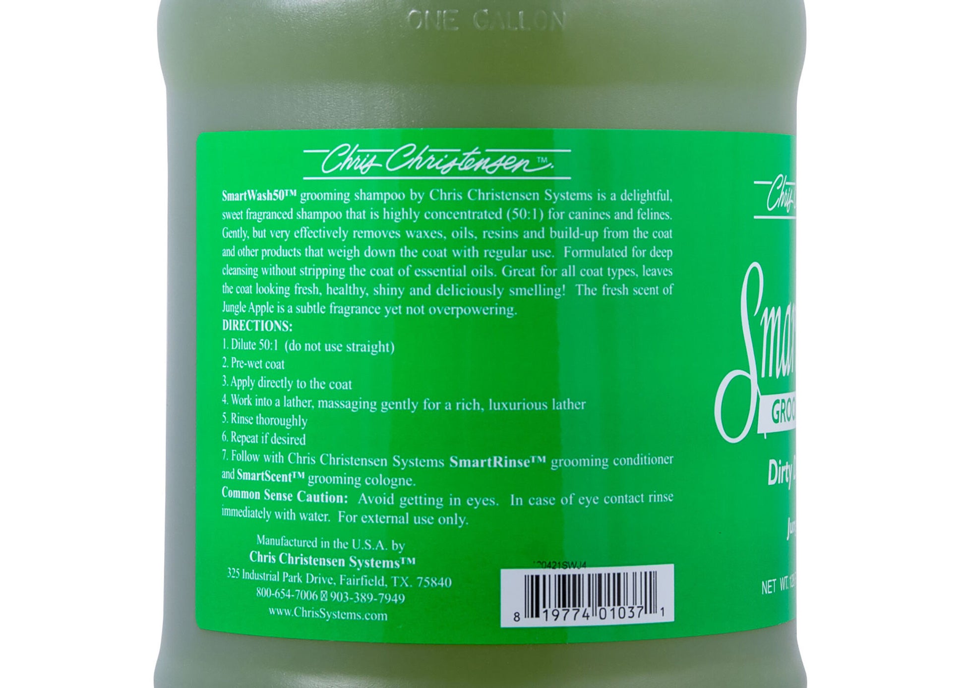 Chris Christensen Systems SmartWash 50 Jungle Apple Shampoo 3.8 L - Груум БГ