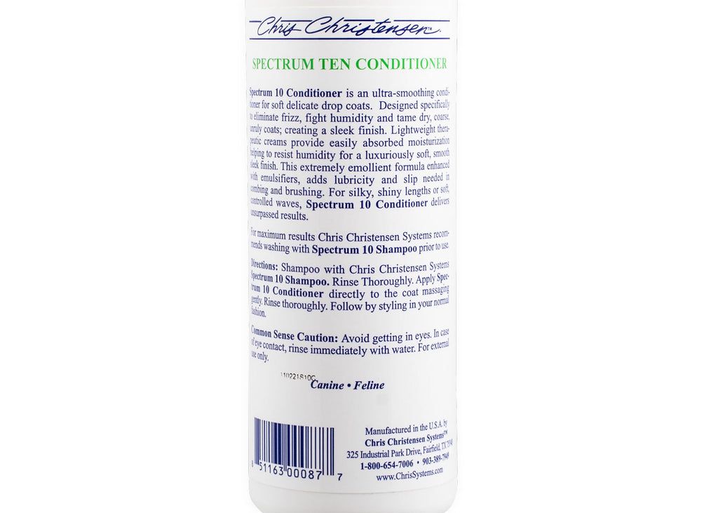 Chris Christensen Systems Spectrum Ten Soft & Smooth Coat Conditioner - groom.bg