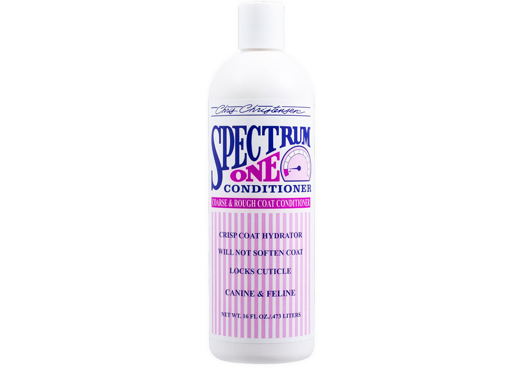 Chris Christensen Spectrum One Conditioner for Coarse & Rough Coats - Върховна текстура за твърда и груба козина концентрат 8:1