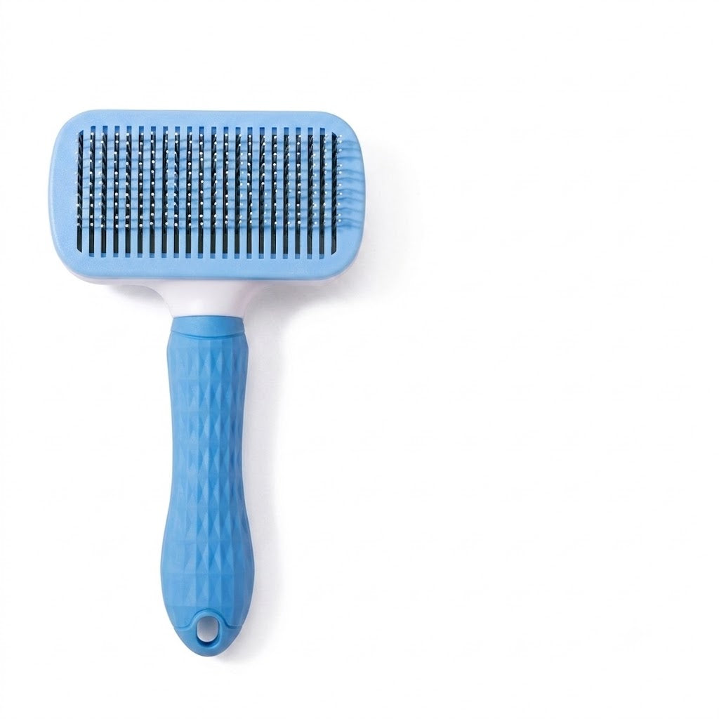 Uniq Pets Grooming BeautyCare Square Comb синя груминг четка за кучета и котки