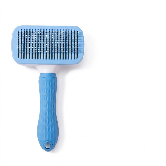 Uniq Pets Grooming BeautyCare Square Comb синя груминг четка за кучета и котки