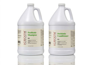 Комплект iGroom Prebiotic: шампоан + балсам, 3,8 l