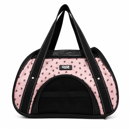 Uniq Pets Pet Transporter Bag FurTote FurryHeart транспортна чанта за котки и малки кучета, 40 x 23 x 27 cm