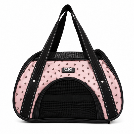 Uniq Pets Pet Transporter Bag FurTote FurryHeart транспортна чанта за котки и малки кучета, 40 x 23 x 27 cm