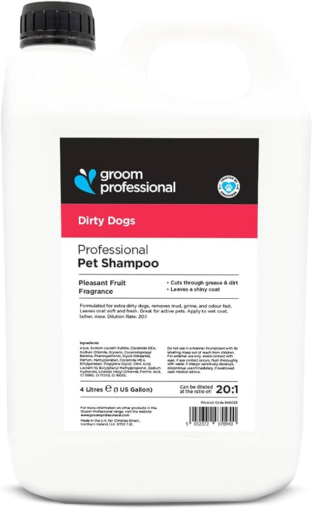Groom Professional Dirty Dogs Shampoo 4L шампоан концентрат 20:1