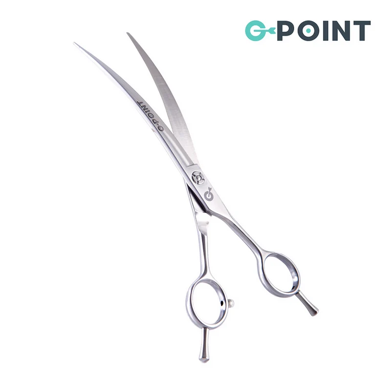 G-POINT 7.5 Inch 30° Curved Scissors професионална извита груминг ножица, 19 cm