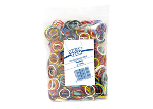Show Tech Wrap Bands Mixed Colours - 1000бр ластици за пакети