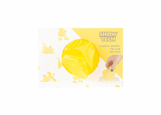 Show Tech Plastic Wraps Yellow 100бр найлонови пакети за козина - Груум БГ