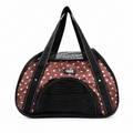 Uniq Pets Pet Transporter Bag FurTote FurryHeart Pet Carrier for Cats and Small Dogs, Brown, 40 x 23 x 27 cm