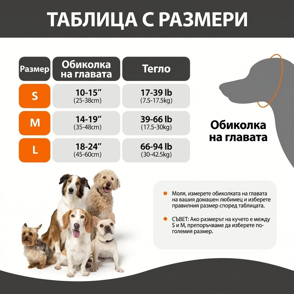 Ear Muffs Dog Snood – наушник за куче при груминг и силен шум