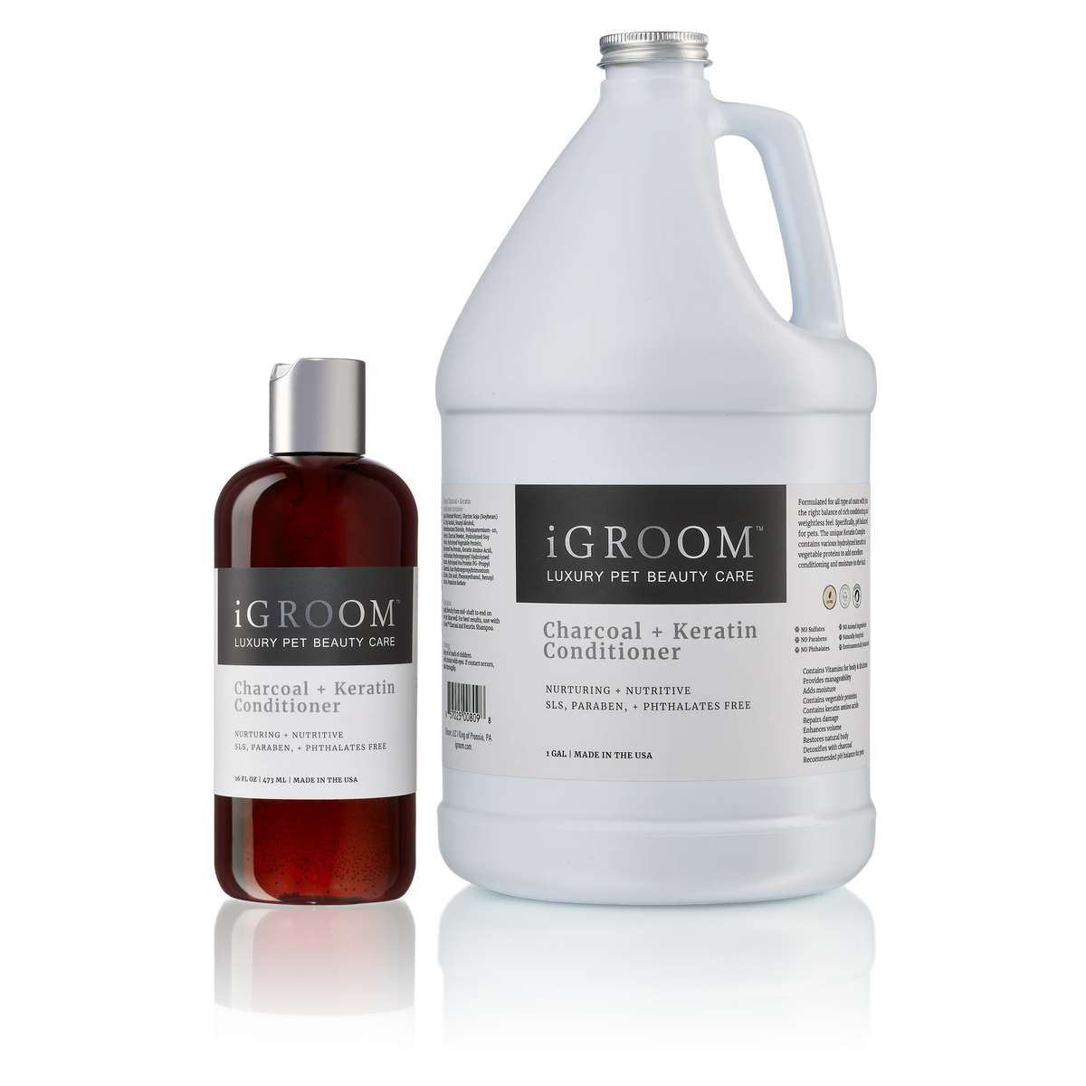 iGroom Charcoal + Keratin Балсам
