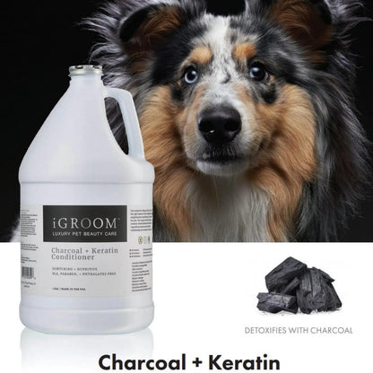 iGroom Charcoal + Keratin Балсам - Груум БГ
