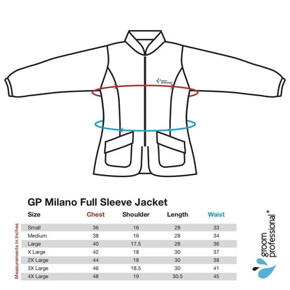 Groom Professional Milano работна груминг престилка с дълги ръкави