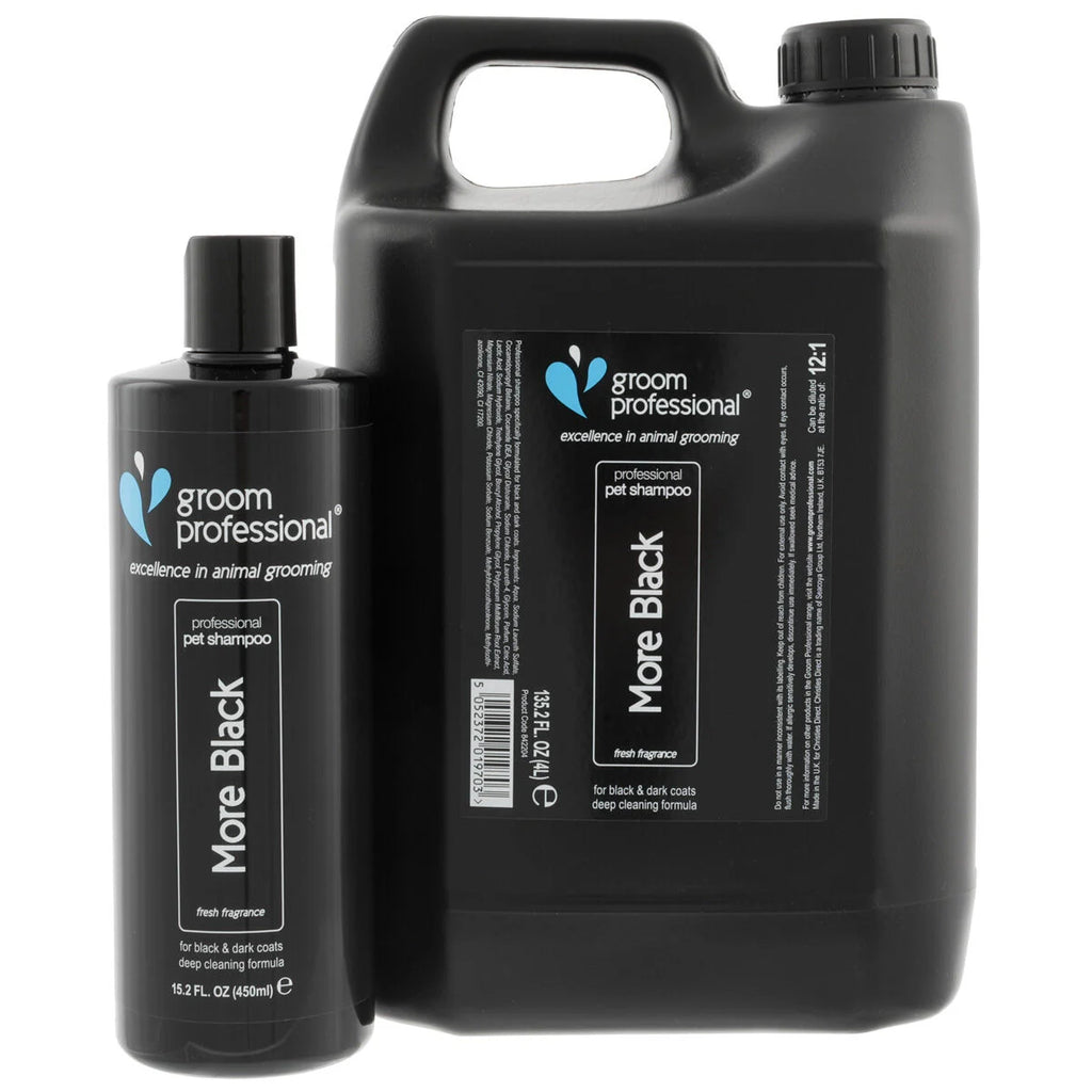 Groom Professional More Black Shampoo шампоан за черна козина концентрат 12:1