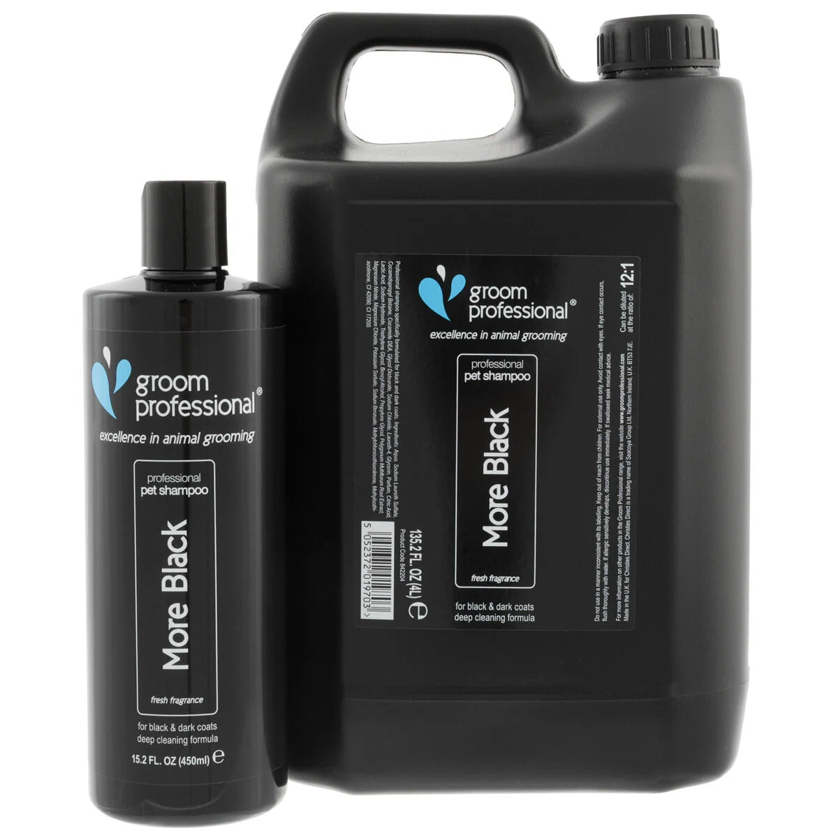 Groom Professional More Black Shampoo шампоан за черна козина концентрат 12:1