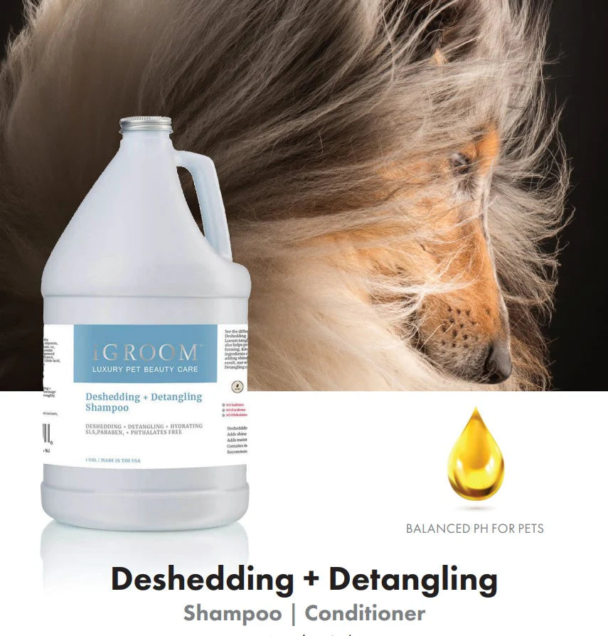 iGroom Deshedding & Detangling Шампоан - Груум БГ